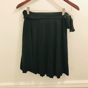 Emporio Armani Pleated Sash Skirt black 40 small
